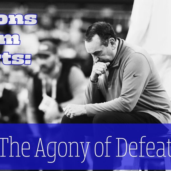 Lessons from Sports: The Agony of Defeat